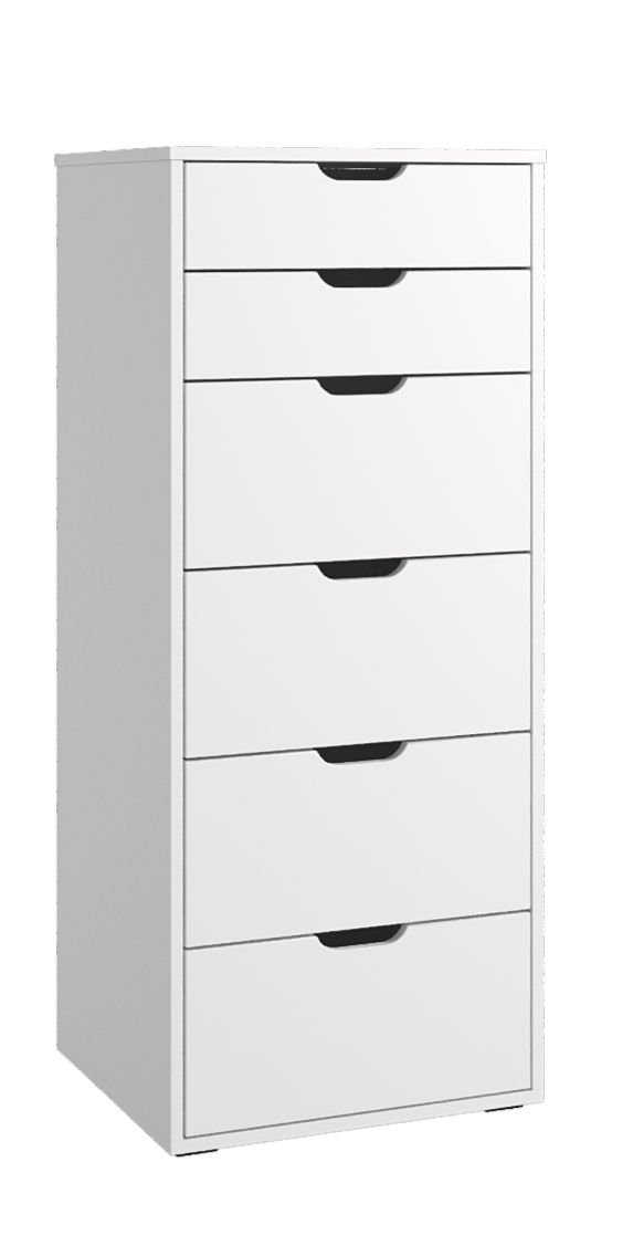 Комоды белые 6 ящиков